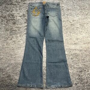 Vintage G-Unit Jeans Womens 9 (34x33) Blue Bootcut Low Rise Embroidered Y2K